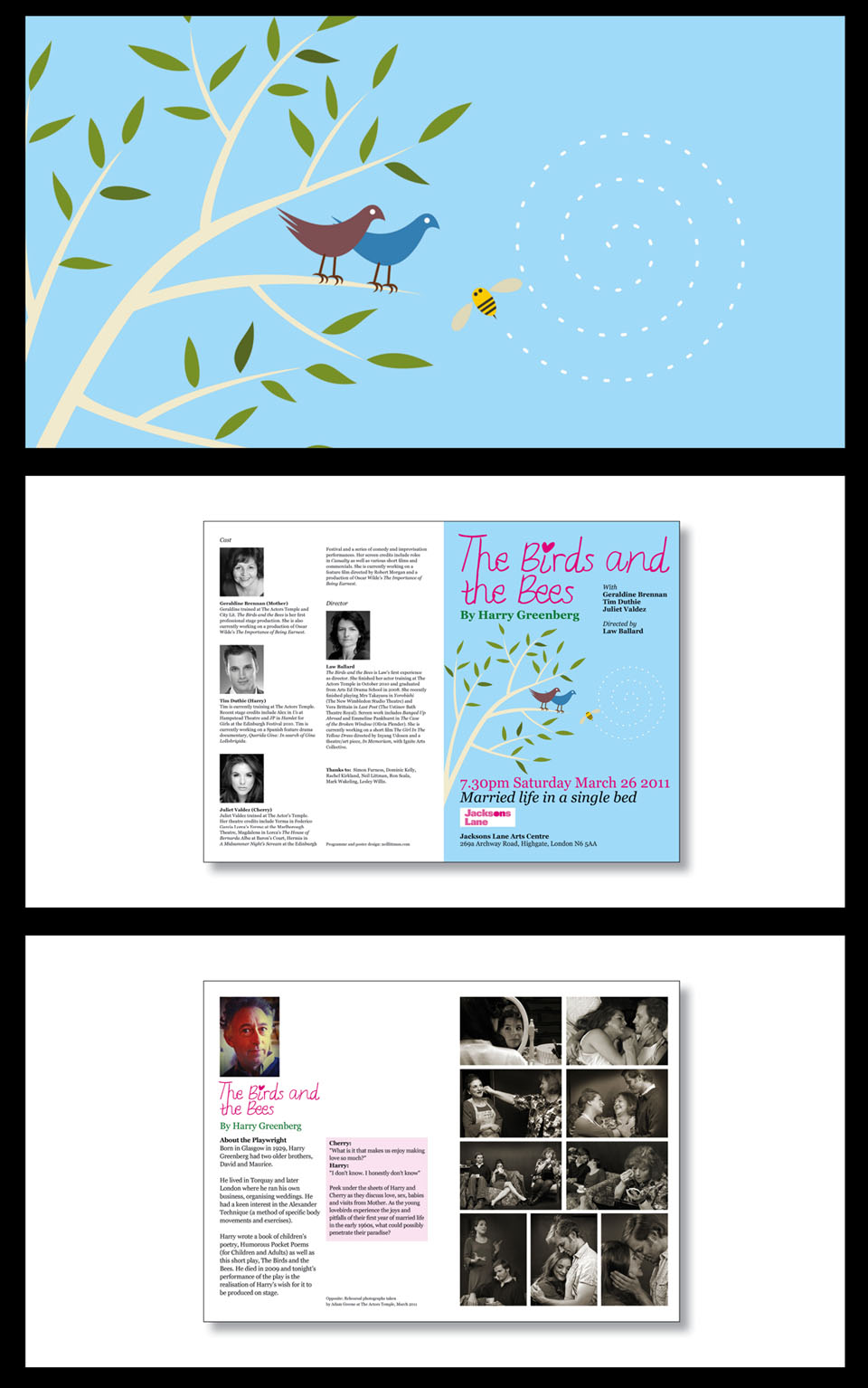 the birds and the bees graphic by neil littman